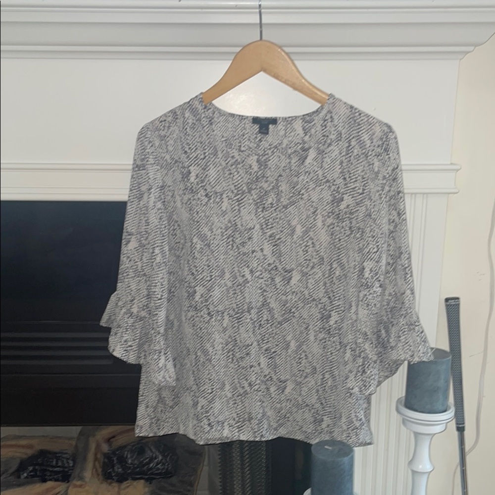 Ann Taylor Animal print top, women’s size M petite
